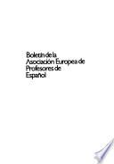 Boletín de la Asociación Europea de Profesores de Español