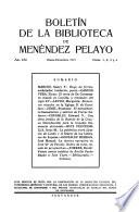 Boletín de la Biblioteca de Menéndez Pelayo
