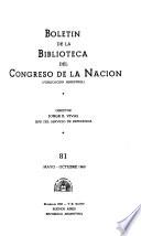 Boletín de la Biblioteca del Congreso de la Nación