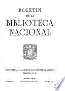 Boletín de la Biblioteca Nacional