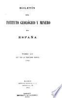 Boletín de la Comisión del Mapa Geológico de España