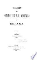 Boletín de la Comisión del Mapa Geológico de España