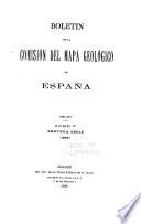 Boletín de la Comisión del Mapa Geológico de España