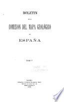 Boletín de la Comisión del Mapa Geológico de España