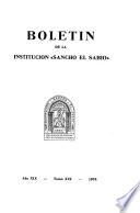 Boletin de la Institucion Sancho el Sabio