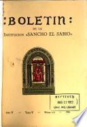 Boletin de la Institucion Sancho el Sabio