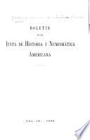 Boletín de la Junta de Historia y Numismática Americana