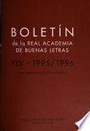 Boletín de la Real Academia de Buenas Letras de Barcelona