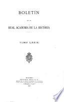 Boletín de la Real Academia de la Historia
