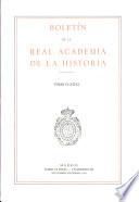 Boletin de la Real Academia de la Historia. TOMO CLXXXI. NUMERO III. AÑO 1984
