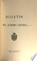Boletín de la Real Academia Española