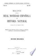 Boletín de la Real Sociedad Española de Historia Natural