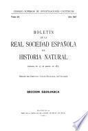 Boletín de la Real Sociedad Española de Historia Natural