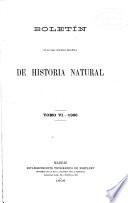 Boletín de la Real Sociedad Española de Historia Natural