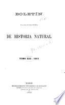 Boletin de la Real Sociedad Española de Historia Natural