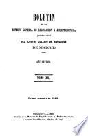 Boletín de la Revista general de legislación y jurisprudencia