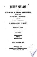 Boletín de la Revista general de legislación y jurisprudencia