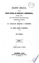 Boletín de la Revista general de legislación y jurisprudencia