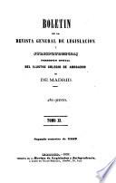 Boletín de la Revista general de legislación y jurisprudencia