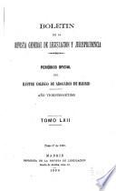 Boletín de la Revista general de legislación y jurisprudencia