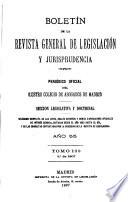 Boletín de la Revista general de legislación y jurisprudencia