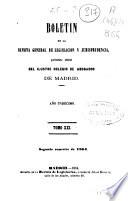 Boletín de la Revista general de legislación y jurisprudencia