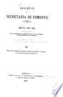 Boletín de la Secretaría de fomento ...