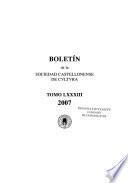 Boletín de la Sociedad Castellonense de Cultura