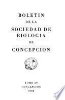 Boletín de la Sociedad de Biología de Concepción