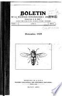 Boletín de la Sociedad Entomológica Argentina