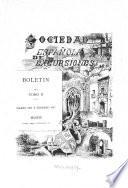 Boletín de la Sociedad Española de Excursiones