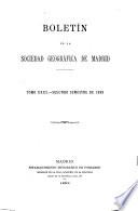 Boletín de la Sociedad Geográfica de Madrid