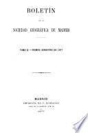 Boletín de la Sociedad Geográfica de Madrid