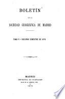 Boletín de la Sociedad Geográfica de Madrid