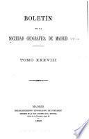 Boletín de la Sociedad Geográfica de Madrid