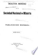 Boletín de la Sociedad Nacional de Minería