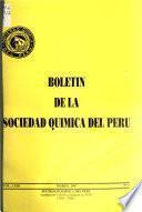 Boletín de la Sociedad Química del Perú
