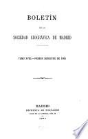 Boletín de la Socieded Geográfica de Madrid