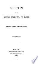 Boletín de la Socieded Geográfica de Madrid