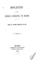 Boletín de la Socieded Geográfica de Madrid