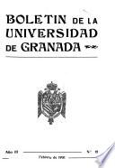 Boletín de la Universidad de Granada