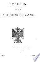 Boletín de la Universidad de Granada