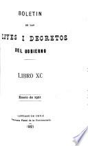 Boletin de las leyes i de las órdenes i decretos del gobierno