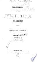 Boletin de las leyes i decretos del gobierno