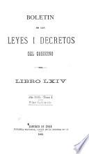 Boletín de las leyes i decretos del Gobierno