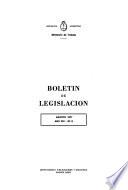 Boletín de legislación