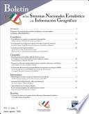 Boletín de los Sistemas Nacionales Estadístico y de Información Geográfica. mayo-agosto