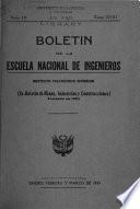 Boletín de minas, industria y construcciones