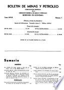 Boletín de Minas y Petroleo