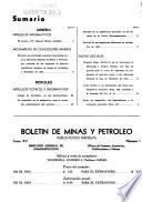 Boletín de Minas y Petroleo